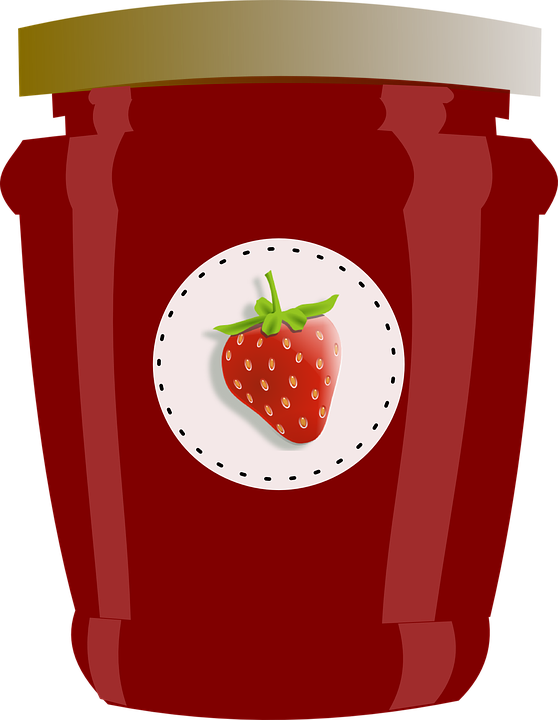 Strawberry Jam Clip Art At Clker - Jam Clipart (558x720)