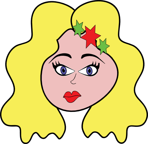Pretty Woman Blonde Hair - Pretty Hair Clip Art (512x496)