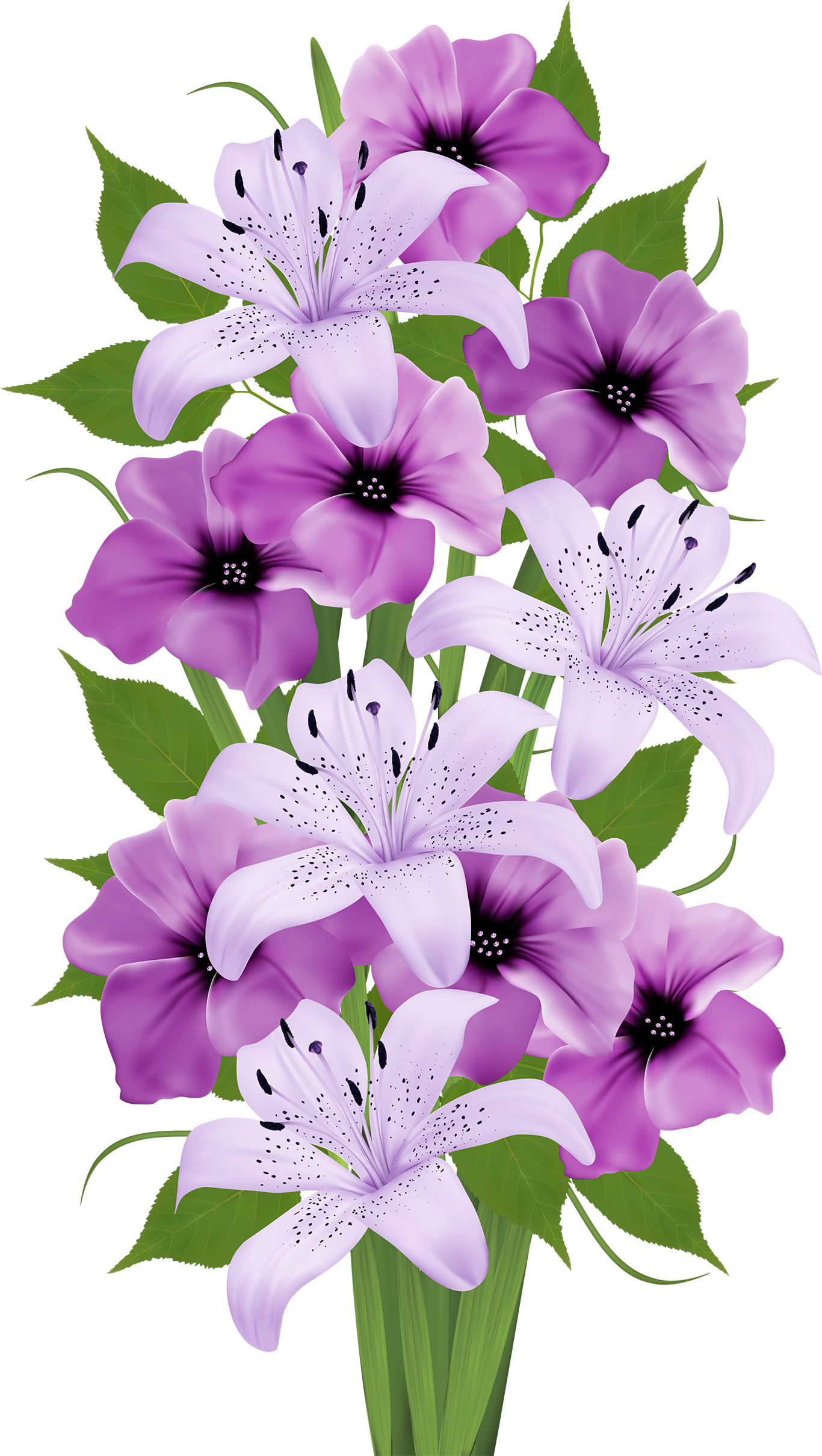 Blumenbilder, Malerei, Geburtstage, Exotische Blumen, - Flowers Png Images Hd (1412x2500)