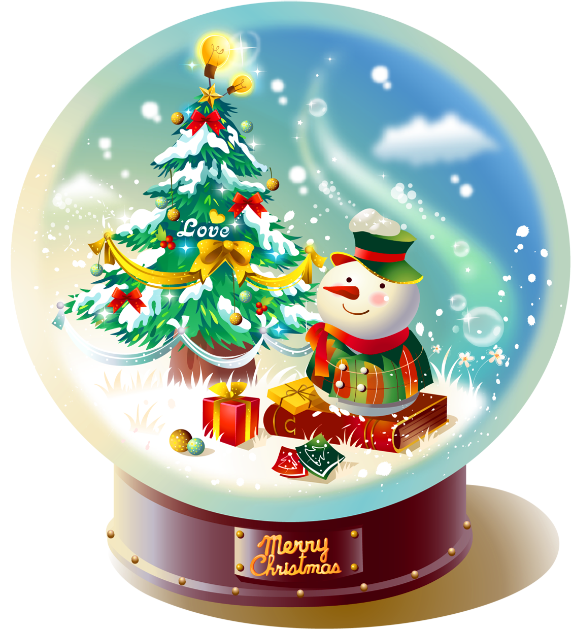 Transparent Christmas Snowglobe With Snowman Png Picture - Transparent Christmas Snowglobe With Snowman Png Picture (1180x1262)