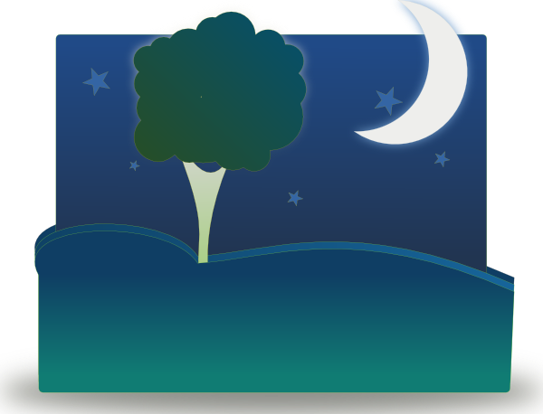 Window Clipart Nightime - Night Clip Art (600x458)