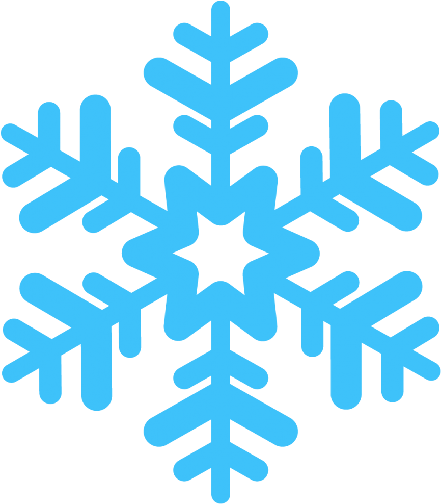 Snowflake Clipart January - No Snow Flake Mugs (895x1024)