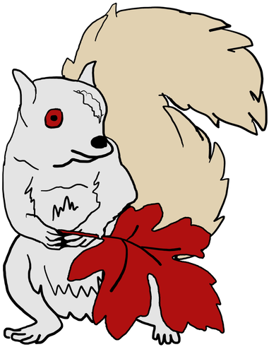 Red Squirrel Clipart Animated - Red Squirrel (498x498)