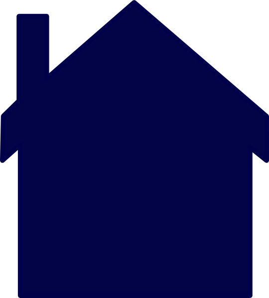 Home Icon Dark Blue (540x598)