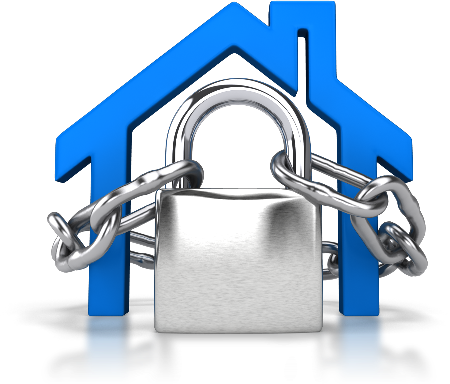 Padlock House Free Png Image - Theft And Burglary Insurance (1600x1300)