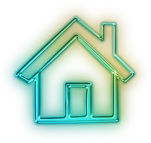 Green Home Outline Icon Clipart - Home Icon (512x512)