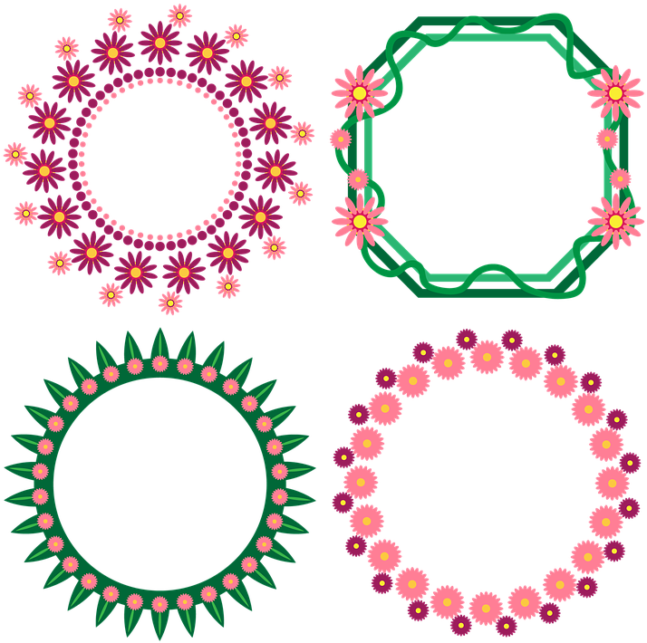 Colorful Snowflake Cliparts 24, - Vector Graphics (720x720)