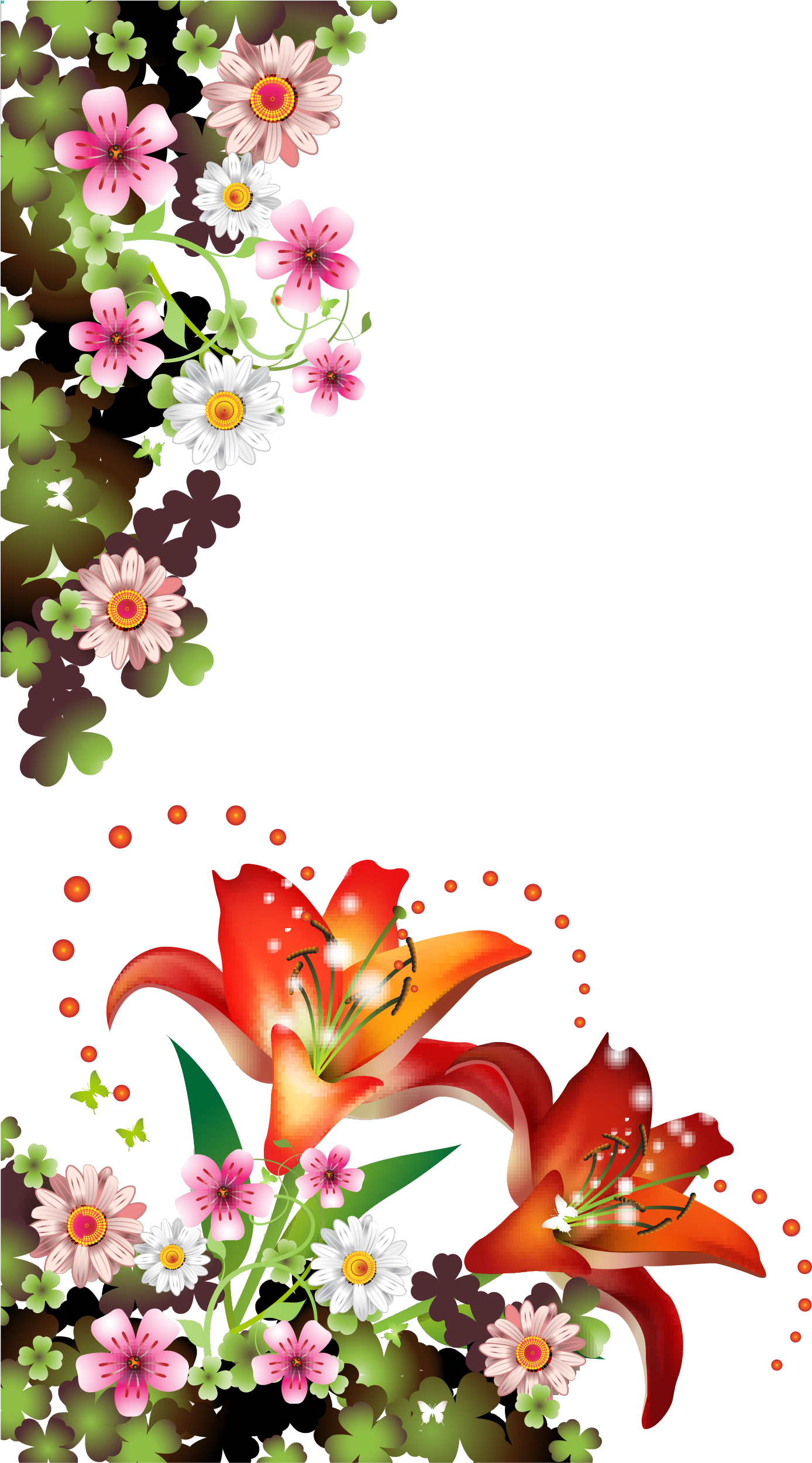 Picture Frames Flower Borders And Frames Floral Design - Picture Frames Flower Borders And Frames Floral Design (2500x2500)