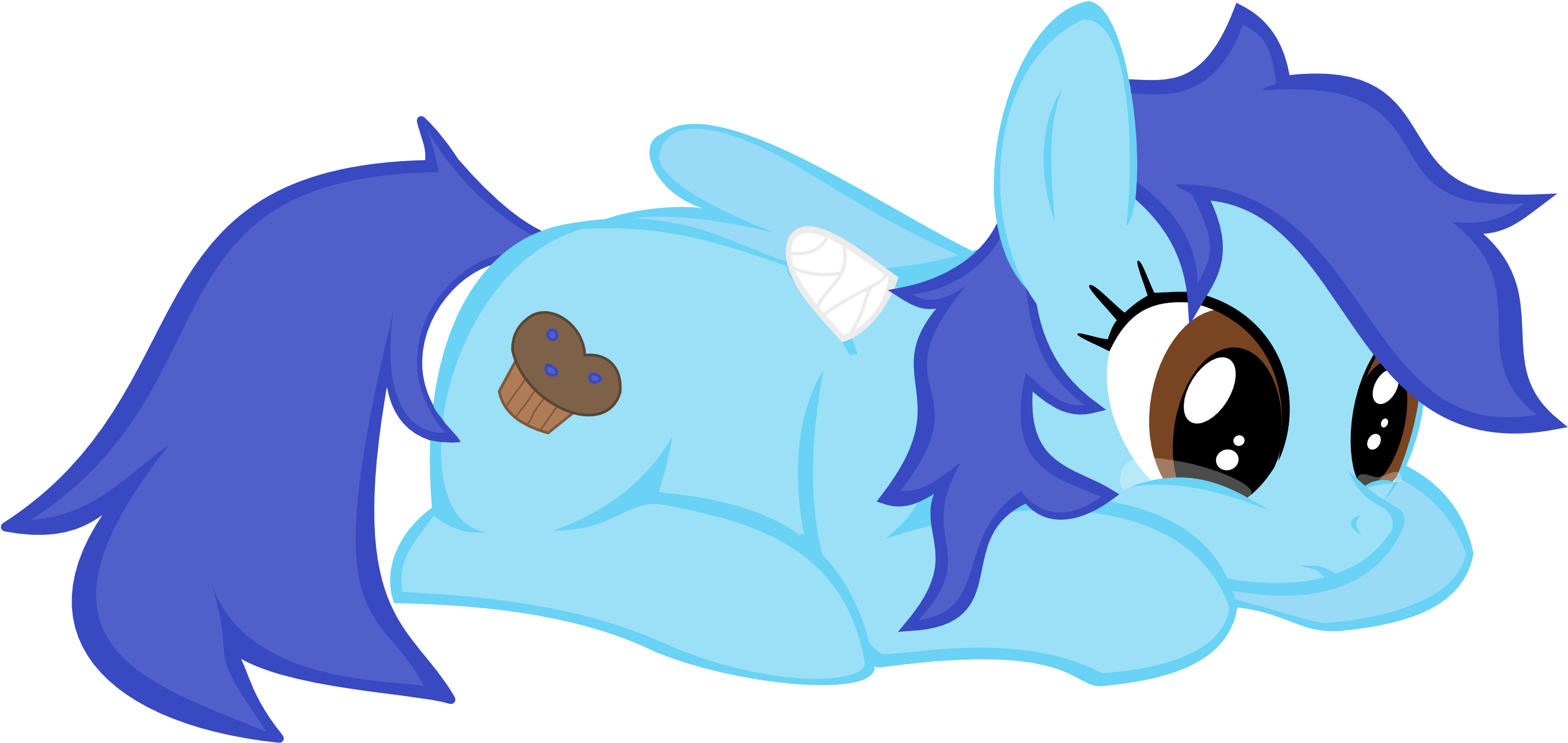 Blueberry Muffin Clipart Mlp - Cartoon (2923x2067)