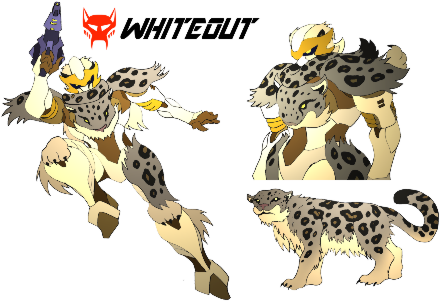 Nickonplanetripple $25 Commission- Beast Wars Oc Whiteout - Beast Wars Maximal Oc (1600x1080)