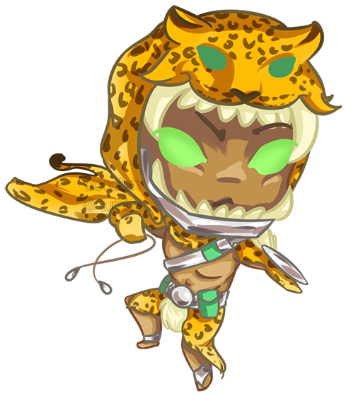 Xbalanque By Sapheera - Xbalanque Smite Chibi (500x566)