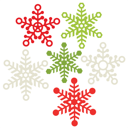 Snowflake Set Svg Scrapbook Cut File Cute Clipart Files - Miss Kate Cuttables Snowflakes (432x432)
