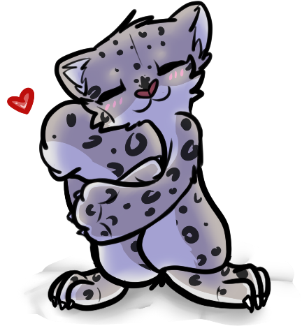 How To Draw Cute Snow Leopard Cómo Dibujar Un Leopardo - Snow Leopard Art Cute (505x511)
