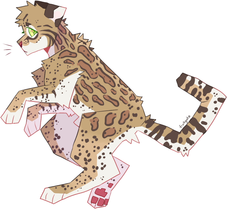 Oile Oile Ocelot By Fruitgutz Oile Oile Ocelot By Fruitgutz - Cartoon (1024x889)