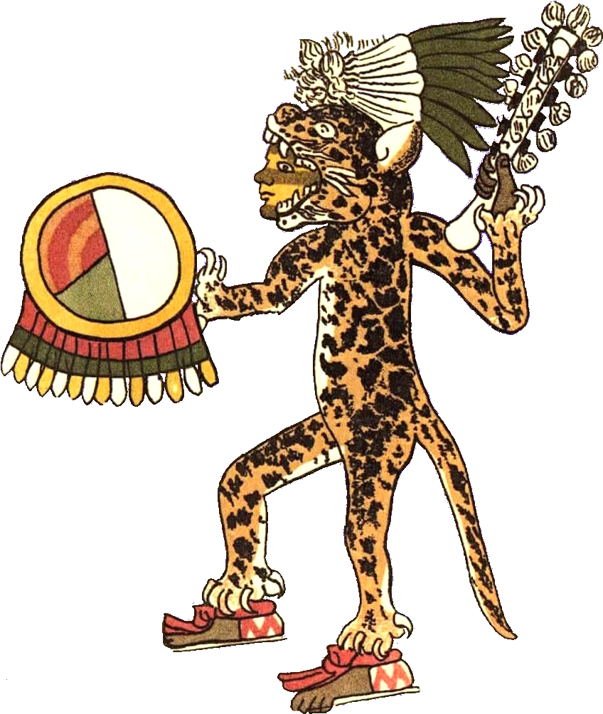 Guerrero Jaguar - Aztec Jaguar Warrior (890x1056)