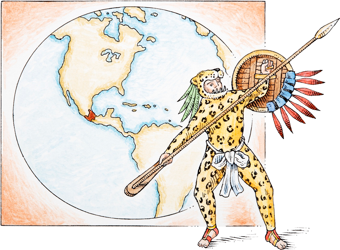 Aztec Empire Jaguar Warrior Tenochtitlan - Aztec Empire Jaguar Warrior Tenochtitlan (1250x1002)