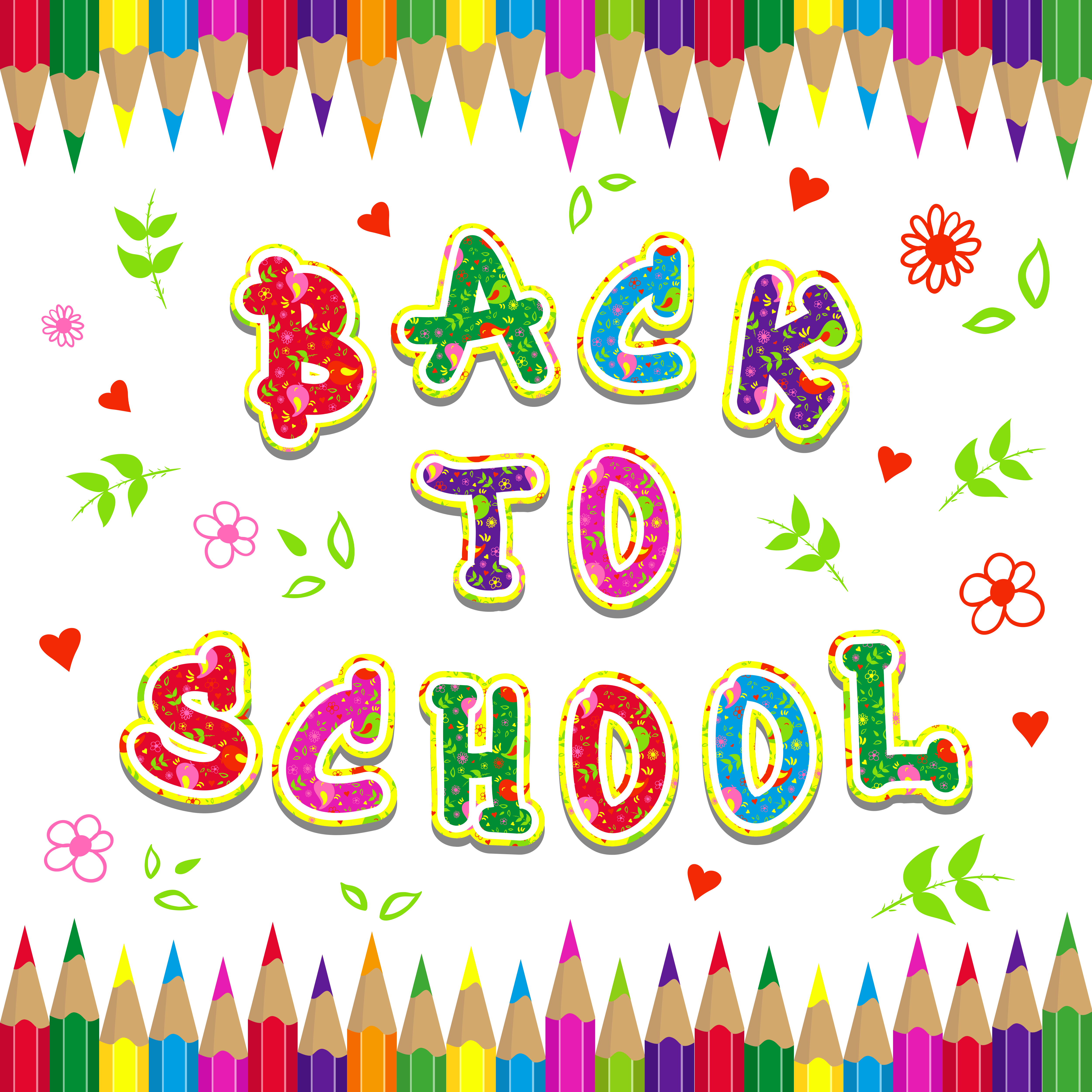 Back To School Images Clip Art Free Free Back To School - Tevhid Çiçekleri (10 Cilt Takım) Kolektif Beka Yayınları (5000x5000)