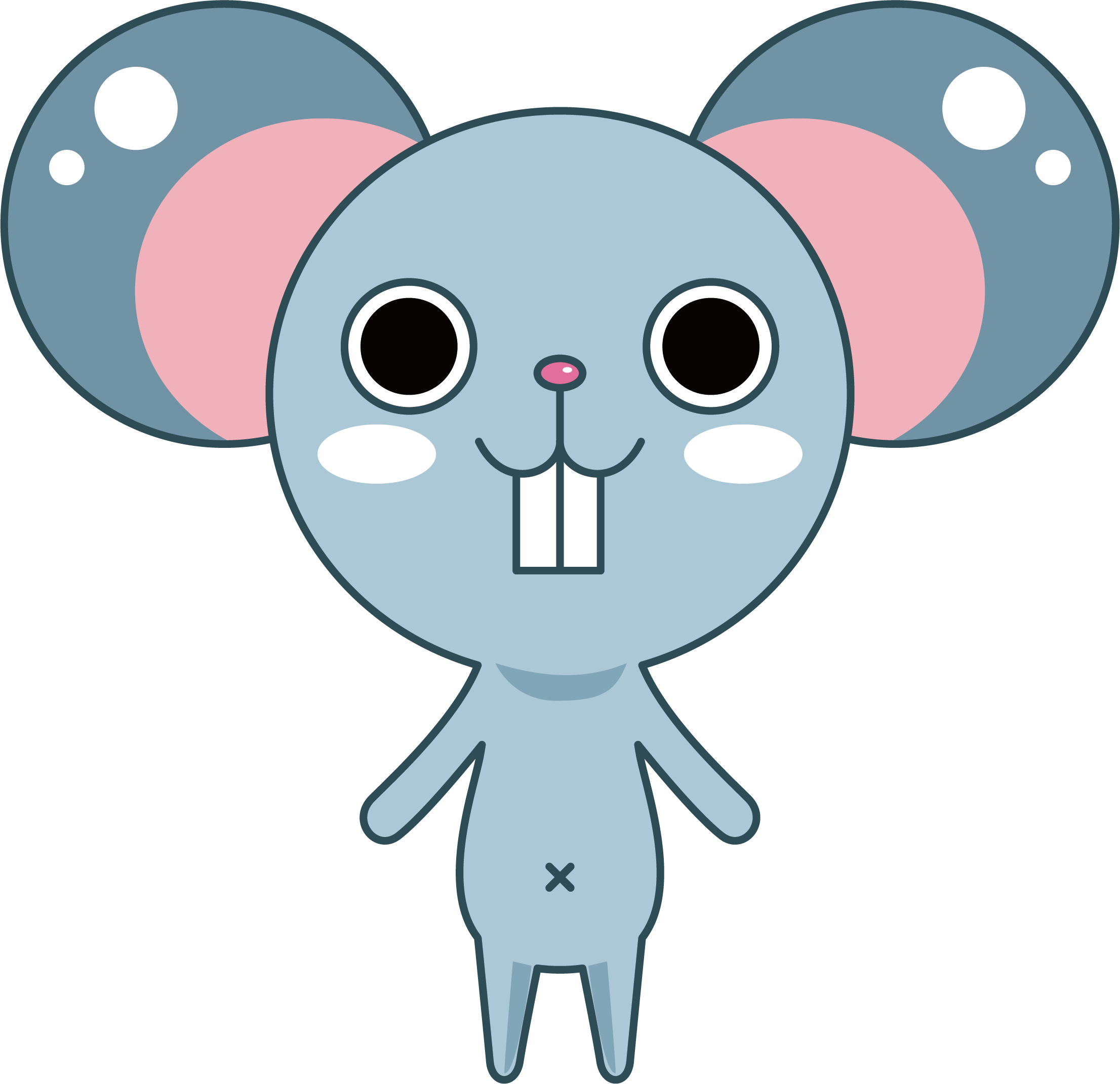 Computer Mouse Euclidean Vector Blue Illustration - Computer Mouse Euclidean Vector Blue Illustration (2212x2142)