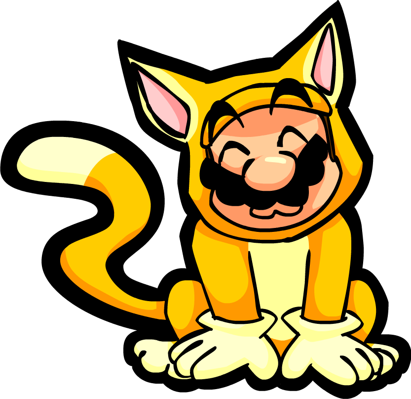 Cat Mario By Jeffkyler14 On Deviantart - Mario Cat (833x807)