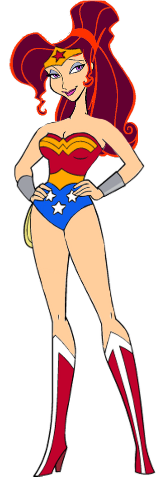 Megara As Wonder Woman By Darthraner83 - Scooby Doo Daphne Wonder Woman (466x992)