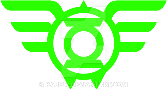 Green Lantern Wonder Woman Logo Test 1 By Kalel7 - Super Hero Logos Png (600x330)