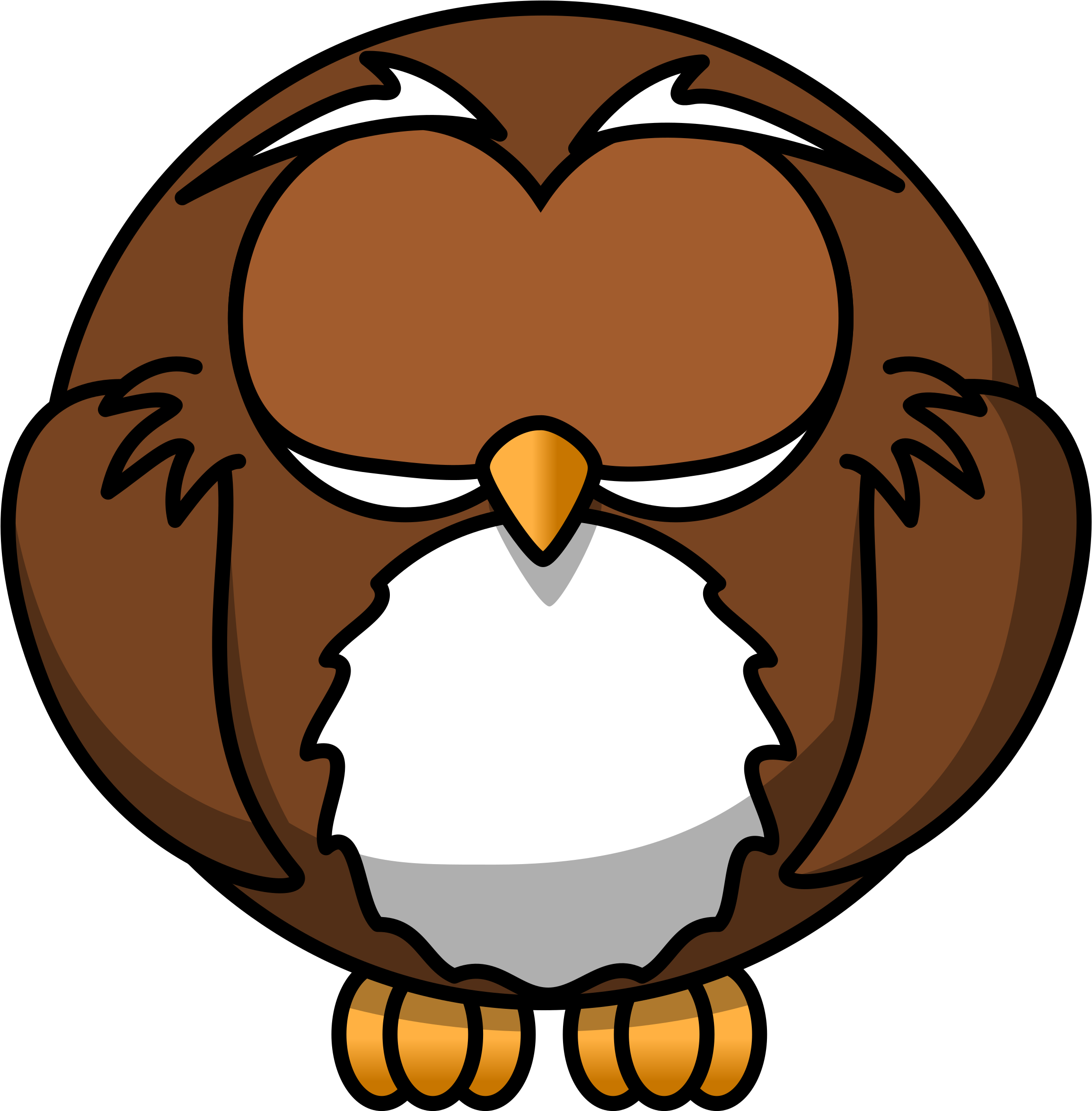 Cartoon Owl - Cartoon Owl (2400x2348)