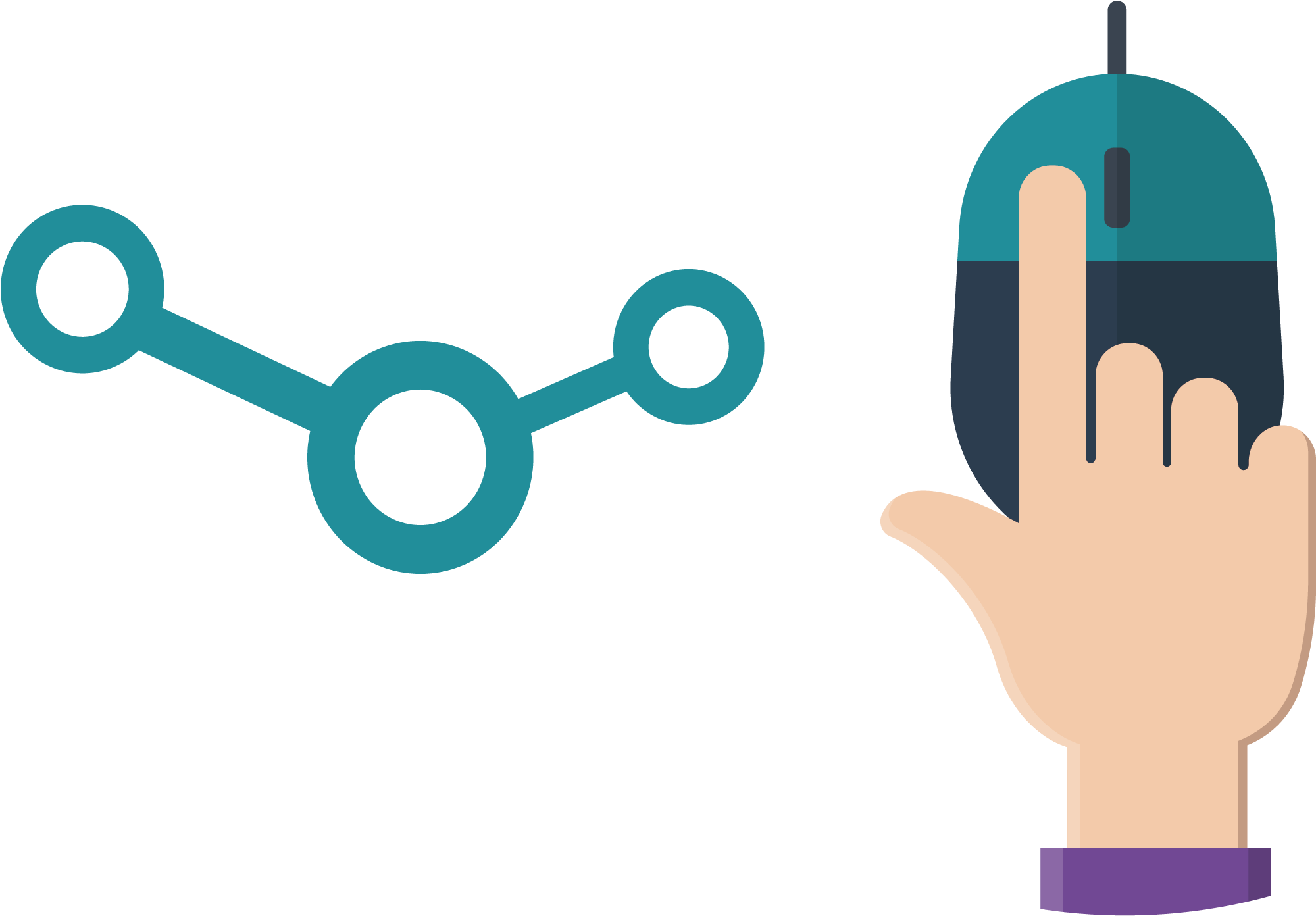 Computer Mouse Euclidean Vector Icon - Vector Click Png (1999x1445)