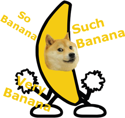Banana Doge Roblox - Peanut Butter Jelly Time (420x420)