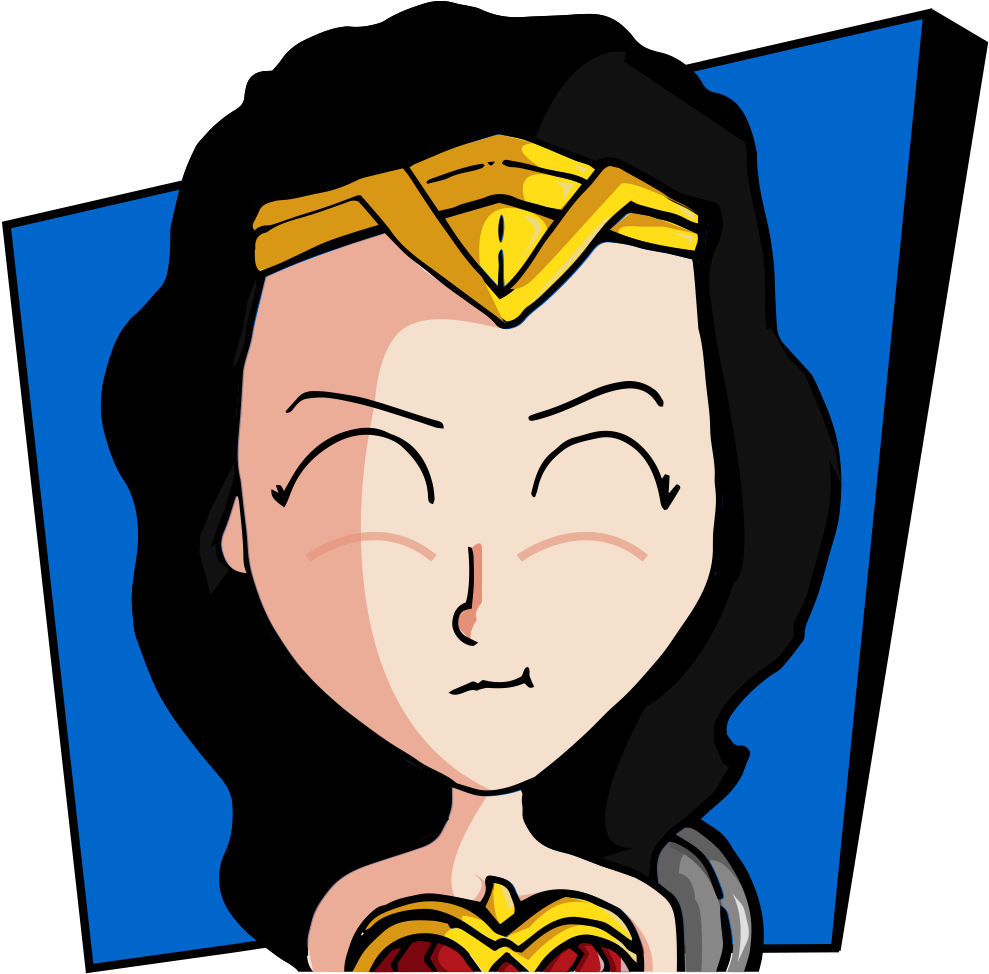Wonder Woman Custom - Cartoon (998x981)