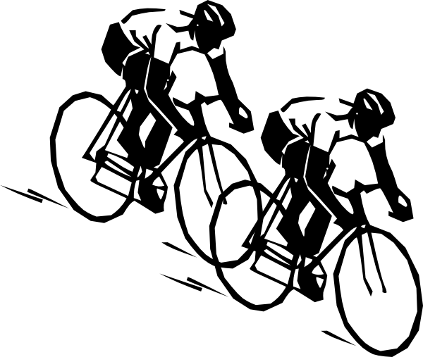 Racing Bicycle Clip Art (600x507)