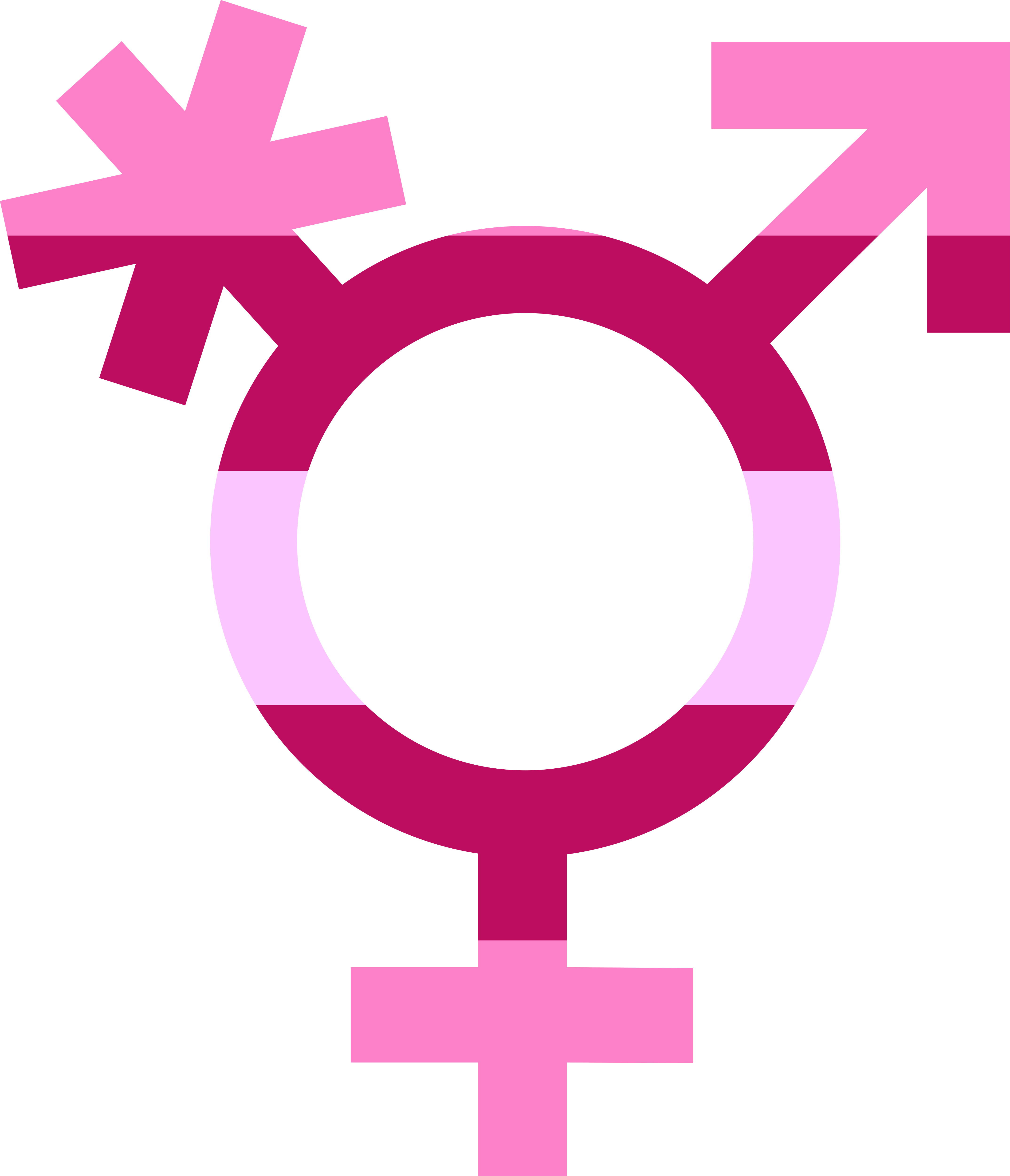 Transgender Symbol By Pride-flags - Trans Symbol (4297x5000)