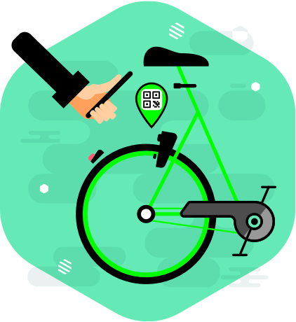 2 - 扫描及体验 - Velo Illustration Png (422x460)