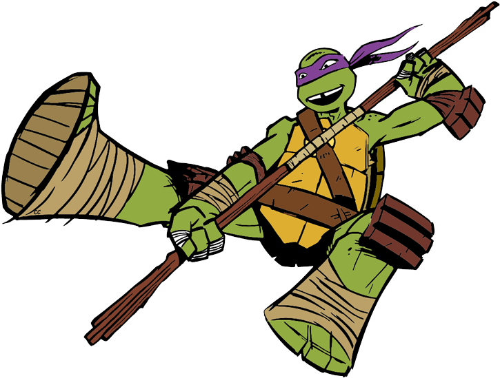 About - Teenage Mutant Ninja Turtles Donatello Png (735x557)