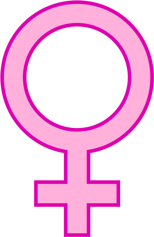 File - Femalepink - Svg - International Women's Day Symbol (667x1023)