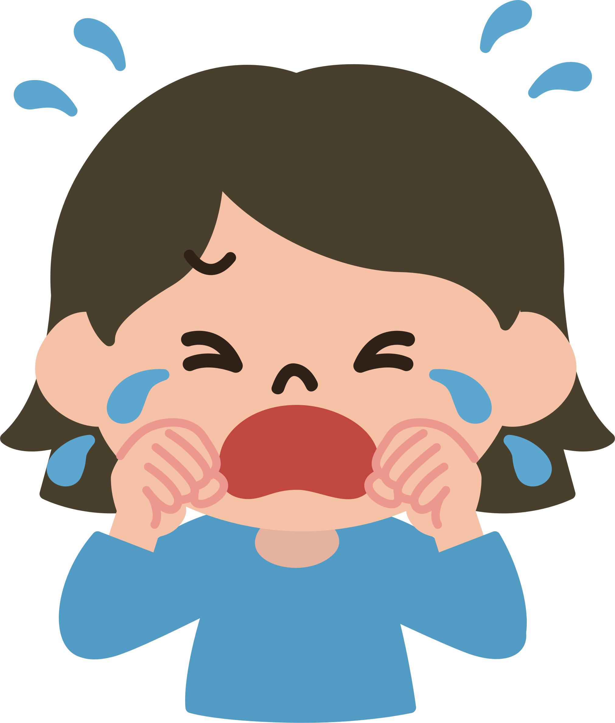 Medium Image - Clipart Cry Png (2021x2375)