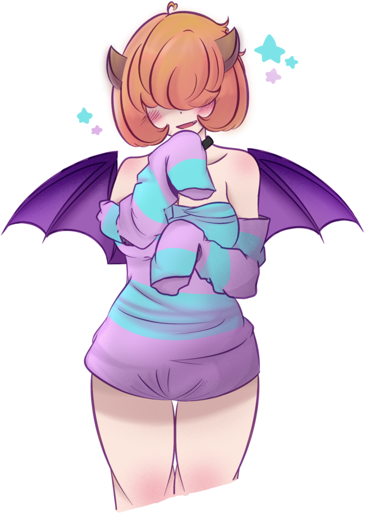 Chubby Dragon Sweaters By Eskamaiden - Cute Chubby Anime Girl (767x1040)