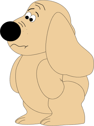 Dog - Clip Art Animals Transparent (311x414)