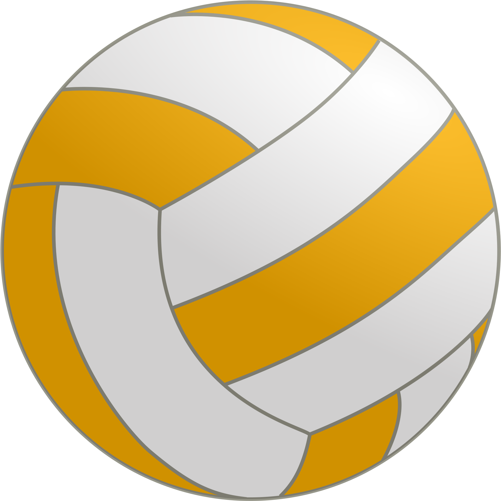 File - Netball - Svg - Netball Ball Clipart (2000x2000)
