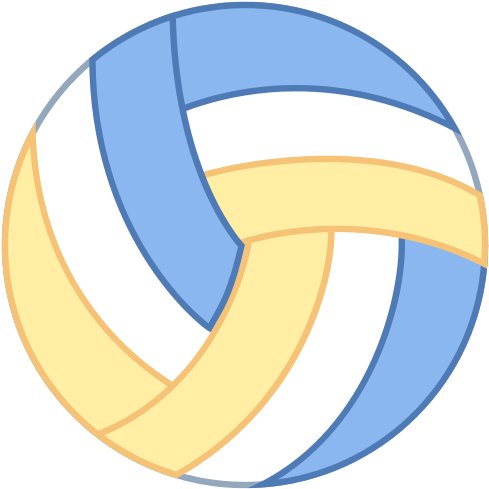 Volleyball Clipart Photos - Volleyball Icon Vector Png (512x512)