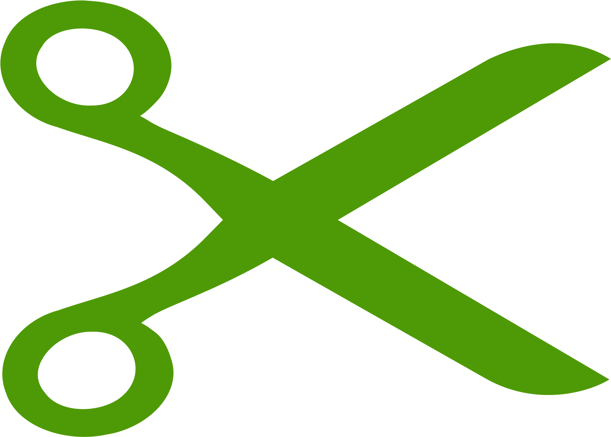 Free Openclipart Scissors Logo In Green - Openclipart Org (2400x2400)