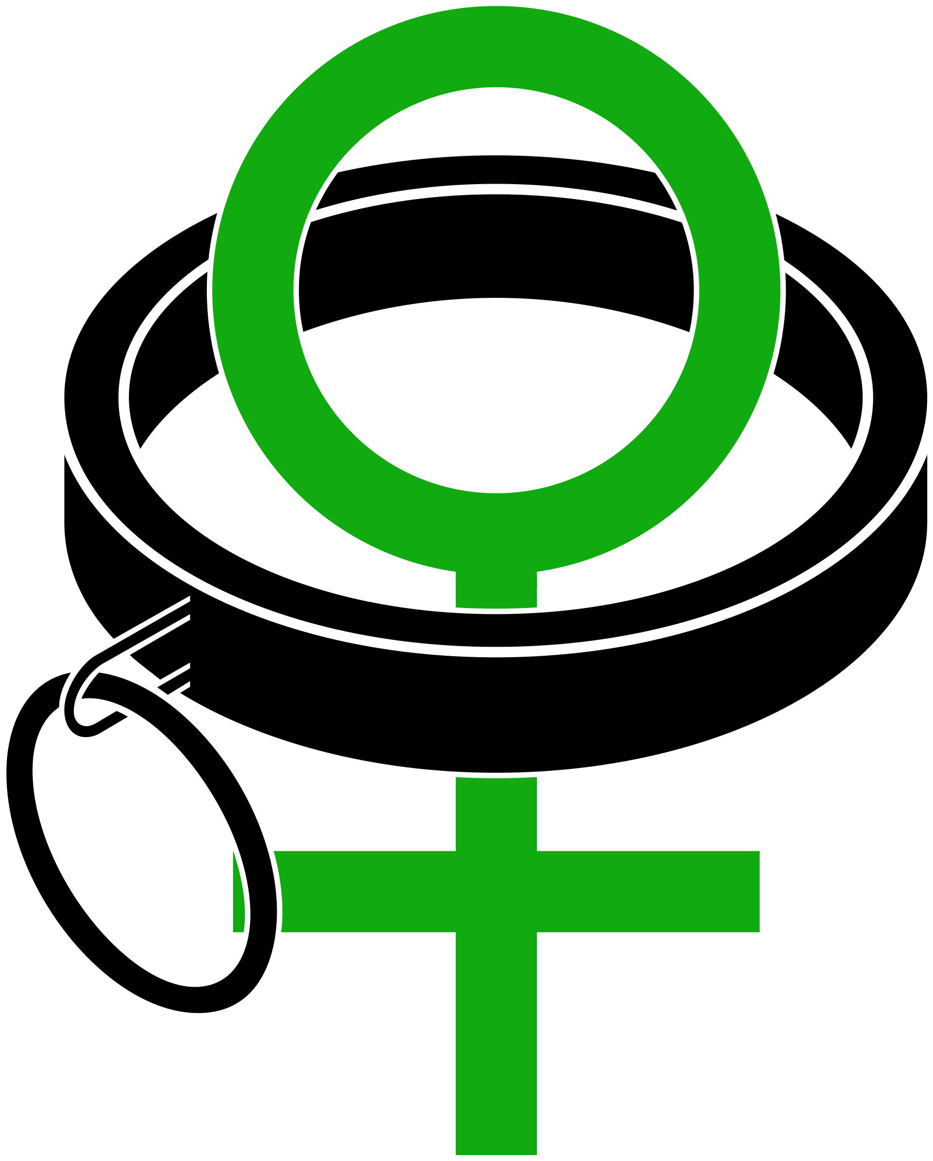 Open - Female Submissive Symbol - (2000x2459) Png Clipart Download. 