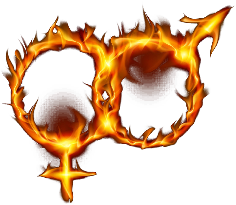 Flame Gender Symbol Fire Clip Art - Flame Gender Symbol Fire Clip Art (888x888)