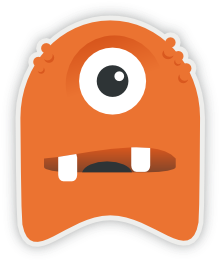 How Do I - Orange Cyclops Blob Shower Curtain (420x300)