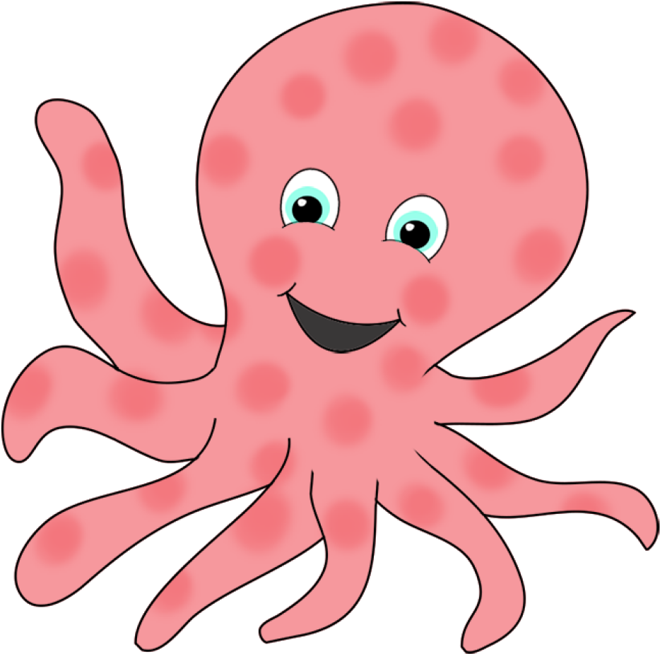 Octopus Clipart Clipart Clip Art For Students - Pink Octopus Clip Art (1024x1024)