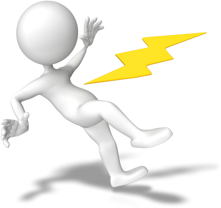 Kilo Electric Man Clipart - Electrical Safety Png (800x700)