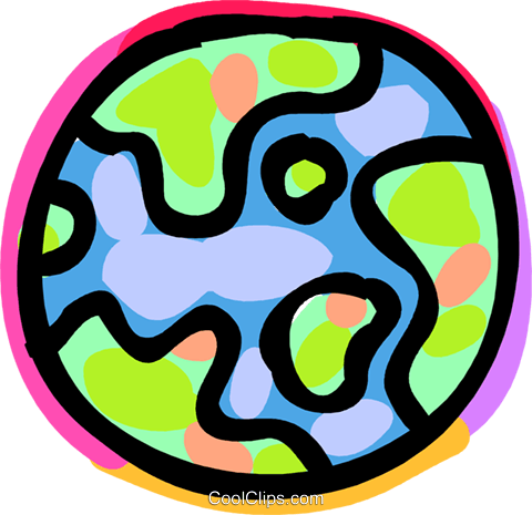 Planet Earth Royalty Free Vector Clip Art Illustration - Planet Earth Royalty Free Vector Clip Art Illustration (480x465)