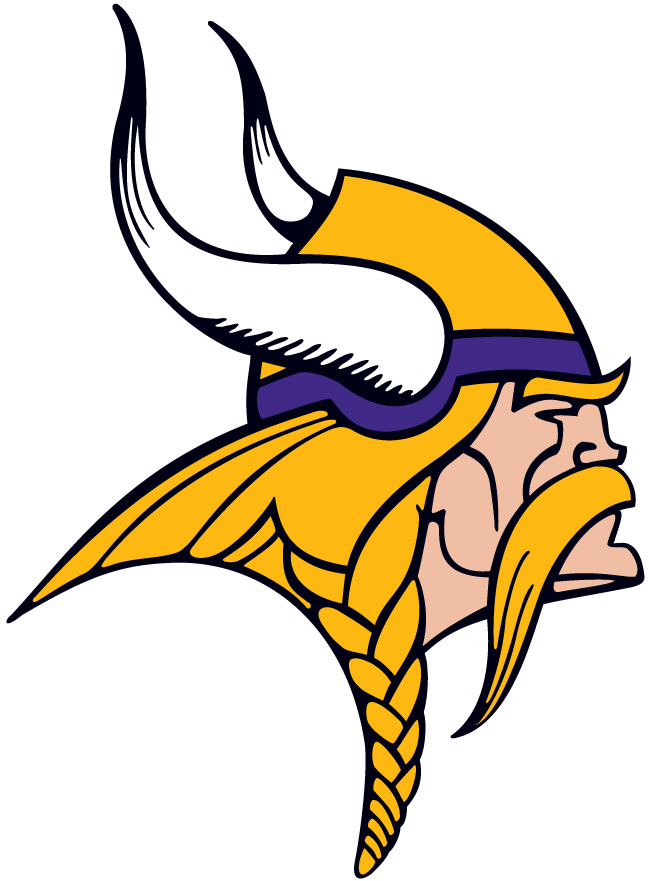 Viking Clipart Volleyball - Minnesota Vikings Logo (665x899)