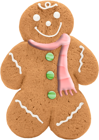 Gingerbread Girl By Yardbunny - Gingerbread Family (410x577)