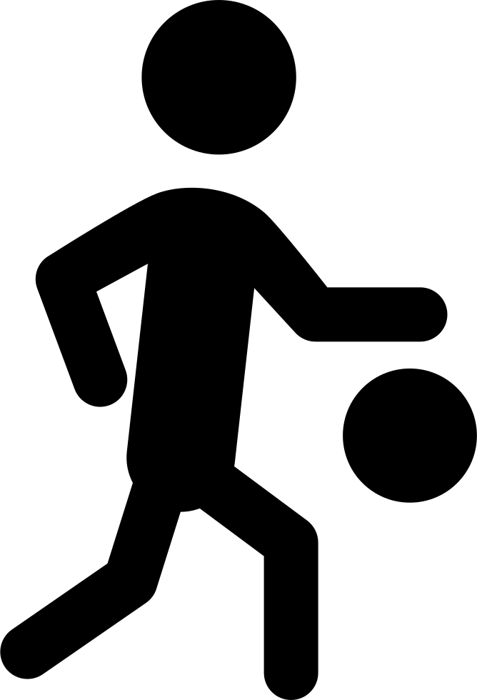 Basketball Player Silhouette With The Ball Comments - Picto Sport Png (668x980)