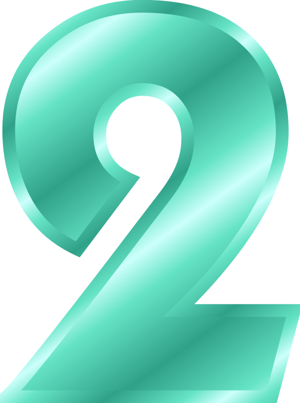 Number 2 Clip Art Library - Big Number 2 Png (600x804)